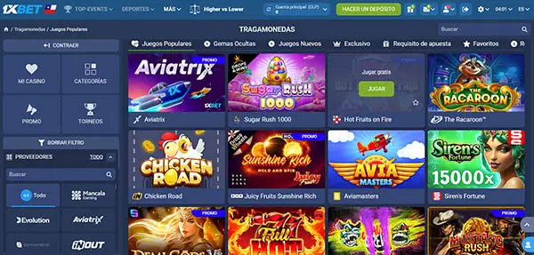 Top 5 de Casinos que Aceptan Pagos con Mastercard: 1xbet