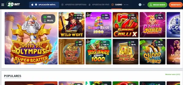 20bet - Casinos que aceptan Astropay en Chile