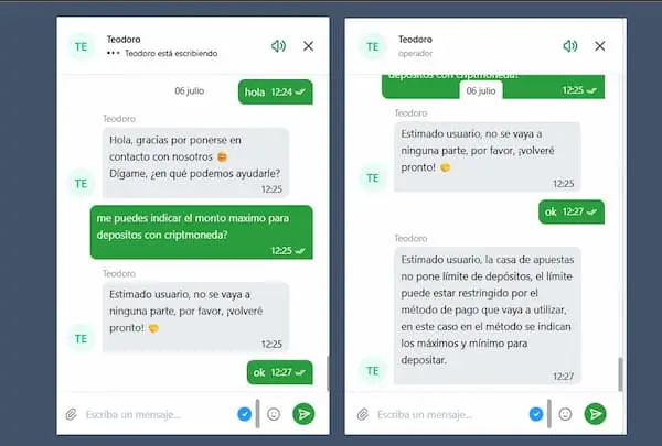 Atención al cliente 22bet