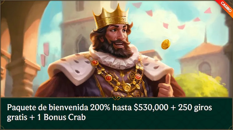 Bono de bienvenida de Casinia Chile para casino