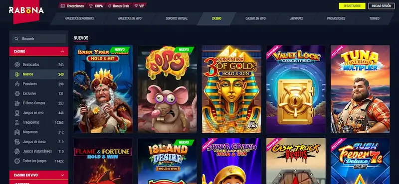 Mejores Casinos Online con Bonos de Cashback: Rabona