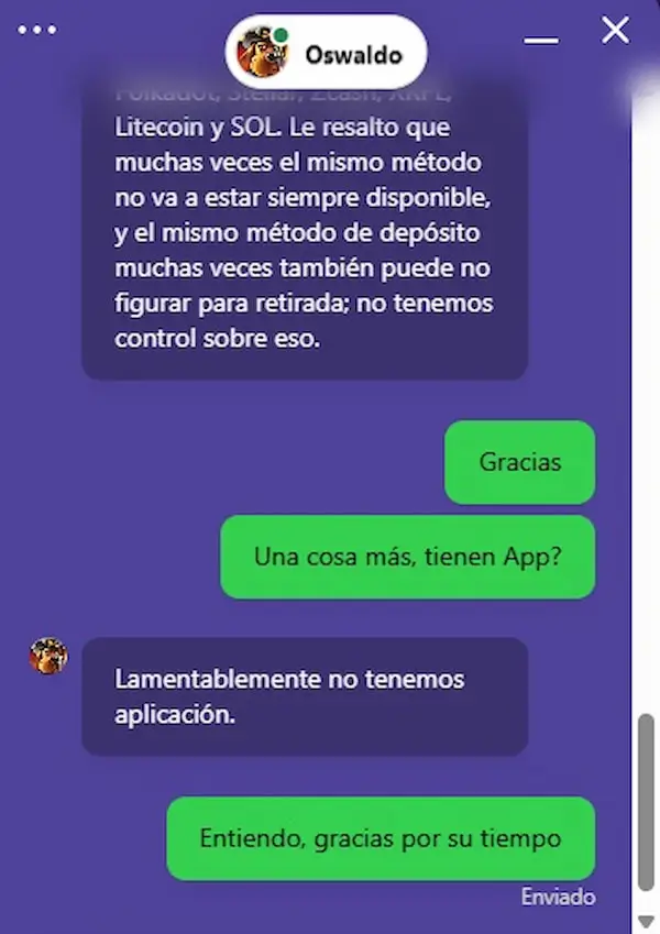 Chat en vivo - Bizzo casino Chile