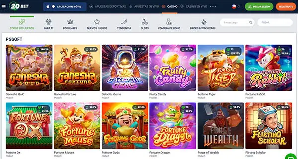 Mejores Casinos Online de Chile para jugar Fortune Tiger: 20Bet