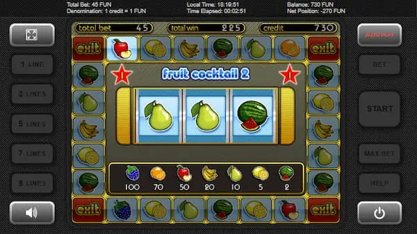 Fruit Cocktail 2 Mini juegos