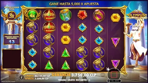 Funciones especiales de Gates of Olympus