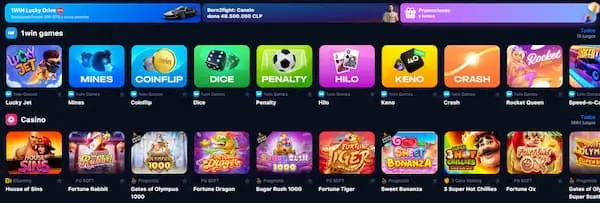 Juegos de Casino 1Win