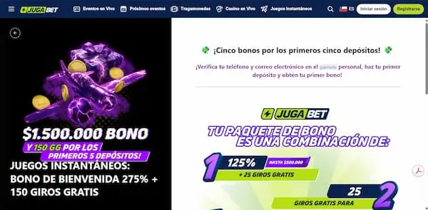 Mejores Casinos que Aceptan Banco de Chile: Jugabet