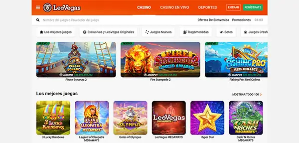 Top 5 de Casinos que Aceptan Pagos con Mastercard: LeoVegas