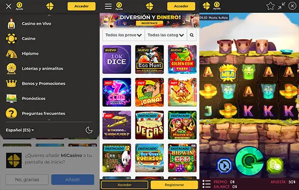 MiCasino Móvil