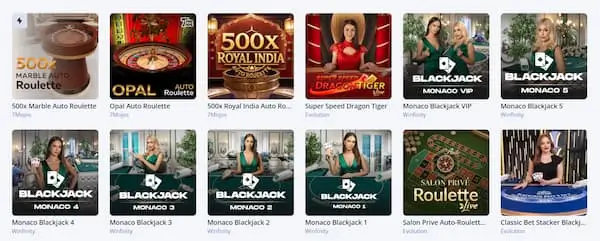 Mr.Bet Casino en vivo