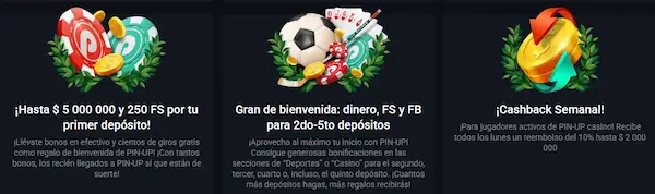 Otras Promociones Disponibles en Pin-Up Chile