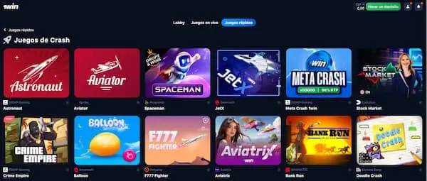 Otros Juegos 1Win Chile