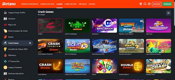 Otros juegos - Betano casino Chile