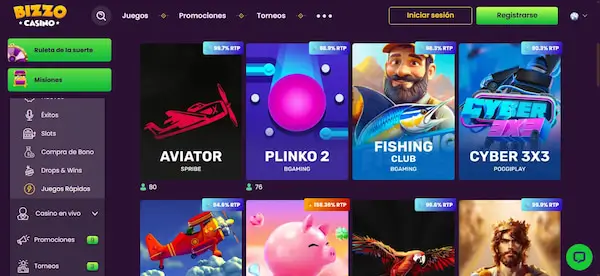 Otros juegos - Bizzo casino Chile