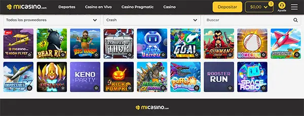 Otros juegos en MiCasino
