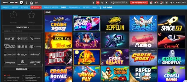 Otros juegos megapari