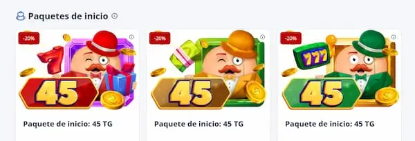 Paquetes de inicio en Mr.Bet