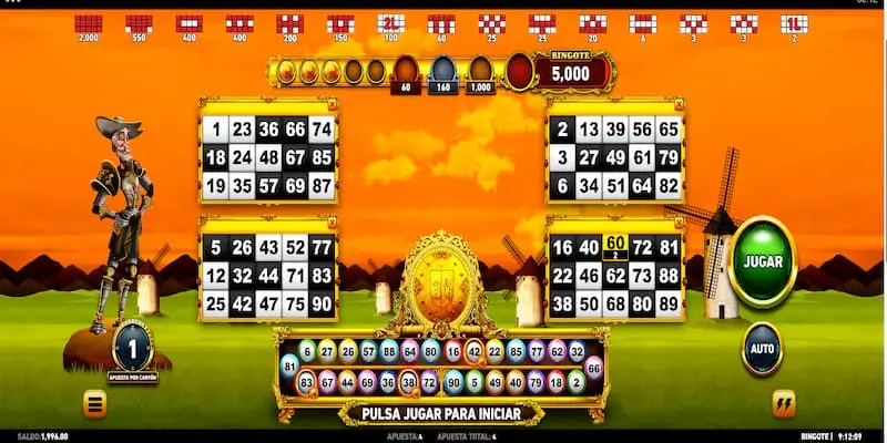 Patrones de Juego Bingo Chile