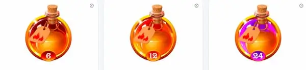 Pociones potenciadores en Mr.Bet