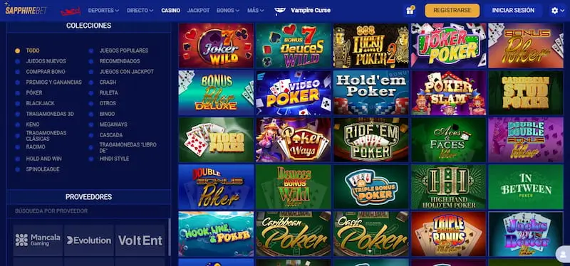 Mejores Casinos para Jugar Póker en Chile: Sapphirebet
