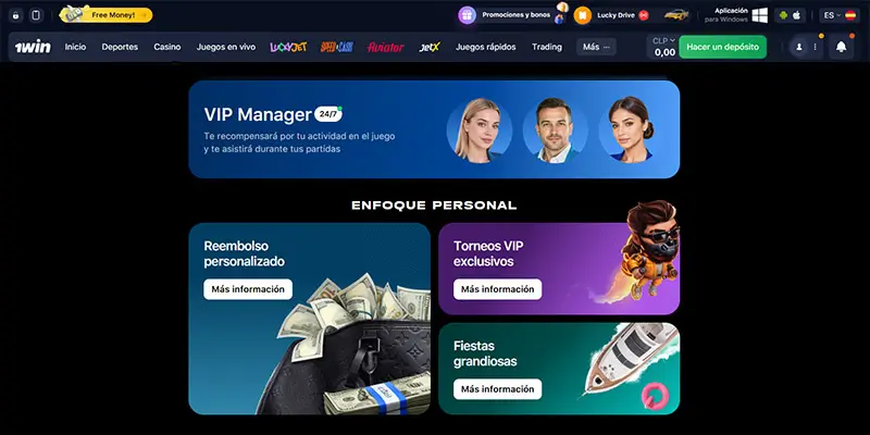 5 Mejores Programas VIP de Casinos Online en Chile: 1win