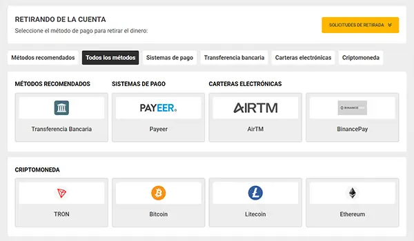 Cómo Retirar Dinero en Casinos online