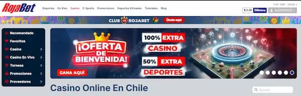 Top 5 de Casinos para Depositar con VISA: Rojabet