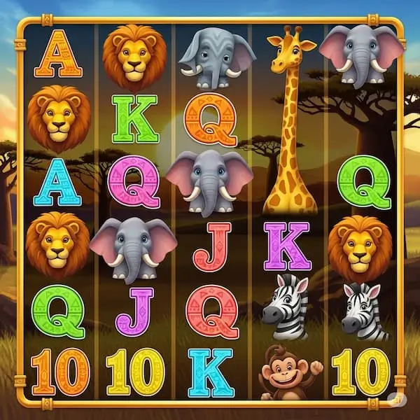 Simbolos de Mega Moolah