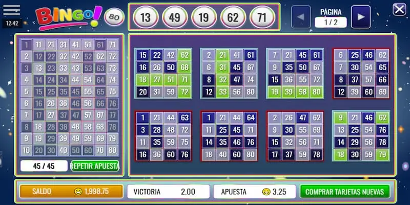 Version 80 Bingo Chile