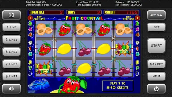 Como se juega Fruit Cocktail