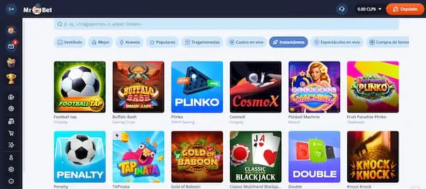 Otros juegos de Mr.Bet Casino